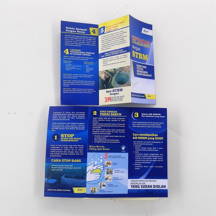 Gambar Leaflet / Brosur STBM - Paket Isi 25 dari Sahabat Sejasa undefined Tokopedia