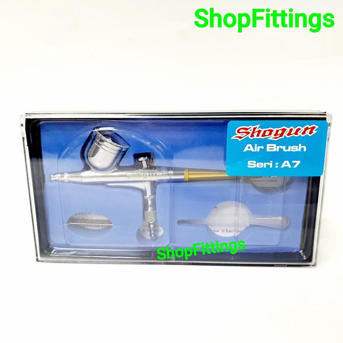 Gambar Mini Air Brush Air Brush Kit Pen Brush Sped Lukis Pneumatic Spray Gun - SHOGUN A7 dari Shop Fittings undefined Tokopedia