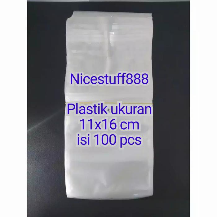 Gambar Plastik Klip 11x16 cm Aksesoris Ziplock Zipper Zip Lock 11 x 16 cm dari Nicestuff88 undefined Tokopedia
