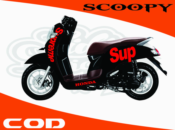 Gambar sticker supreme - Merah dari Lidiasticker undefined Tokopedia