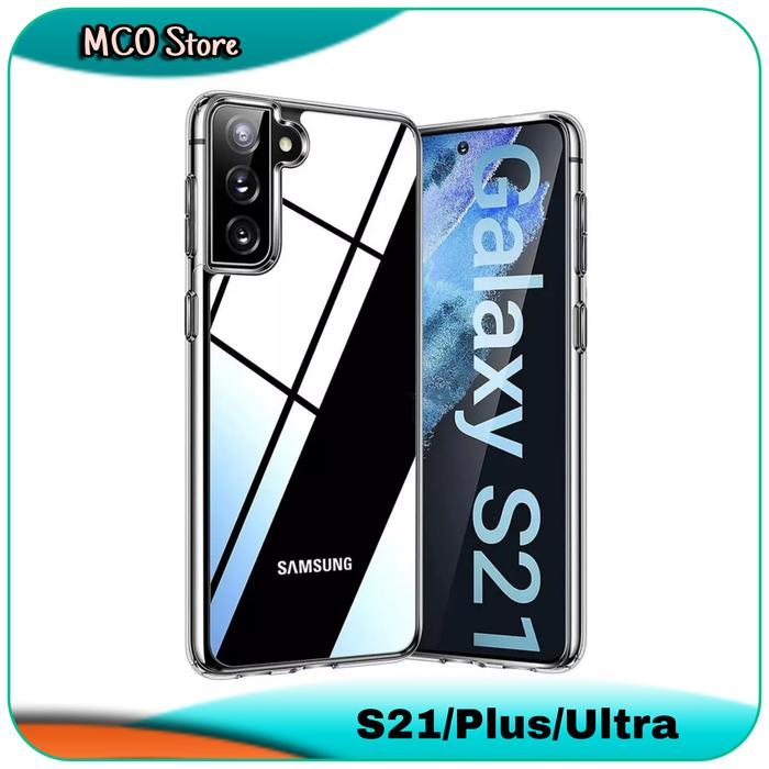 Casing Samsung Galaxy S21 Plus S21 Ultra Transparan Silicone Soft Case  Clear, S21 Ultra