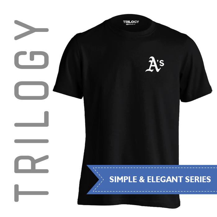 Gambar TRILOGY 0529 - Oakland Athletics Emblem Baseball - Kaos Premium SPORT - Hitam, S dari TRILOGY WEAR undefined Tokopedia