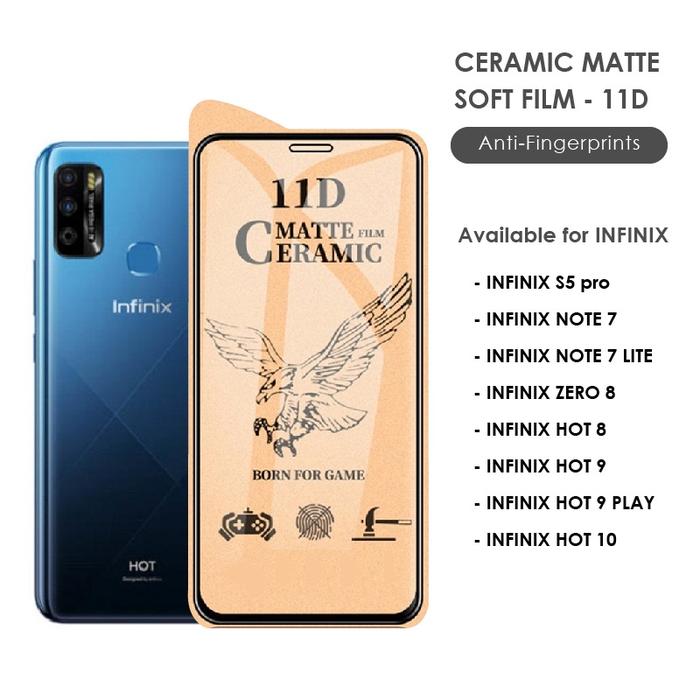 Gambar TEMPERED GLASS NANO CERAMIC INFINIX ZERO 8 HOT 8 FILM ANTI GORES GAMER - INF ZERO 8 dari ASolution undefined Tokopedia