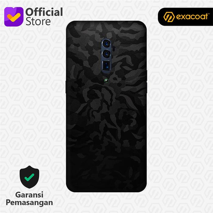 Gambar [EXACOAT] Oppo Reno 10x Zoom Skins 3M Skin / Garskin - Black Camo - Model Cut Only dari Exacoat undefined Tokopedia
