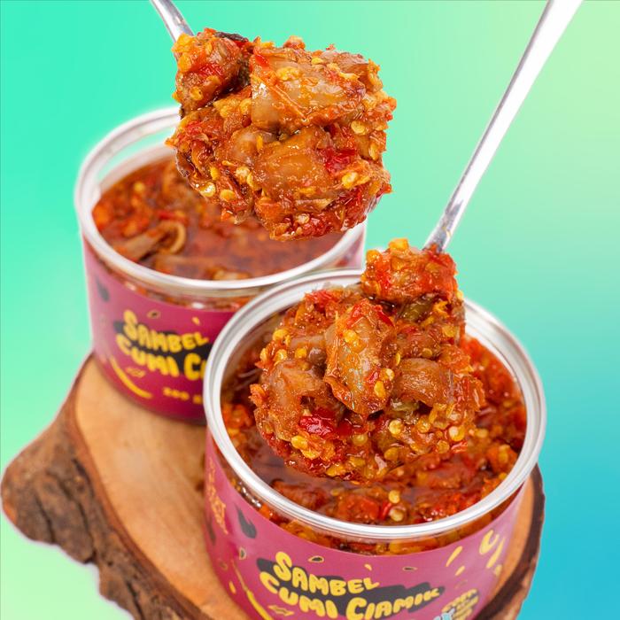 Gambar Set Sambel Jagoan 2 varian Sambel Geprek Sambel Cumi Sambel Ikan Asin - 2 Cumi dari Eatsambel undefined Tokopedia