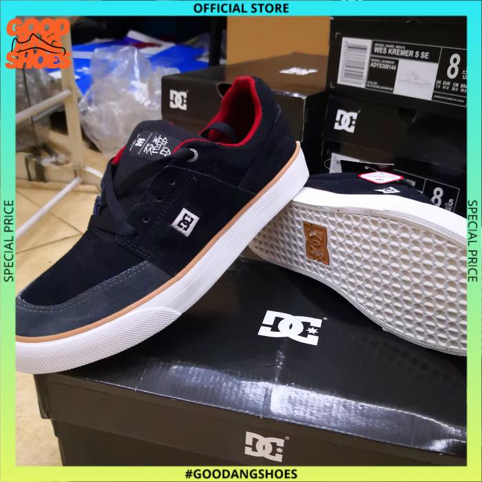 Jual Sepatu DC Shoes Wes Kremer Black White 43 Tangerang