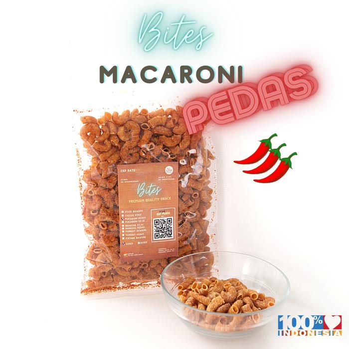 Gambar MACARONI PEDAS &KEJU 200GR PREMIUM BITES QUALITY SNACK CEMILAN ASIN - Keju dari Eat Plaza undefined 4 Tokopedia