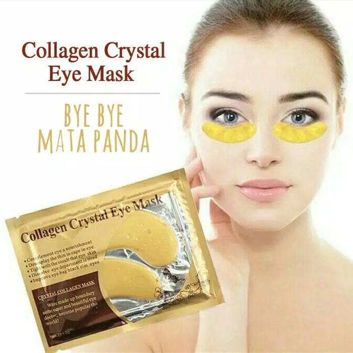 Gambar Maker mata collagen crystal gold eye bag mask eyemask kantong mata dari MH aksesoris undefined Tokopedia