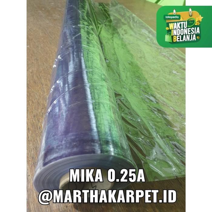 Gambar Plastik PVC Mika 1mX1.37m T=0.25A / Bening Tebal Lemas Taplak Meja dari Martha Karpet Surabaya undefined Tokopedia
