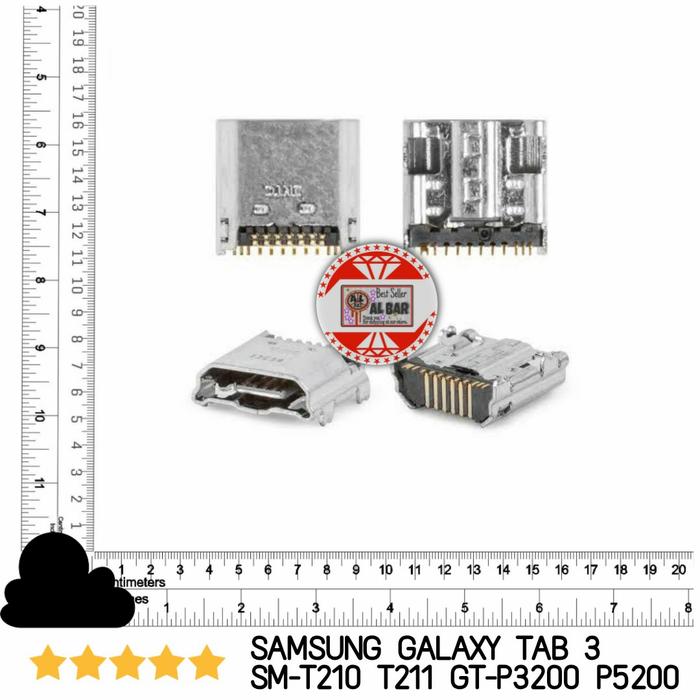 Jual KONEKTOR CHARGER SAMSUNG TAB SM-T230 T231 T235 CONECTOR CAS - Main Image