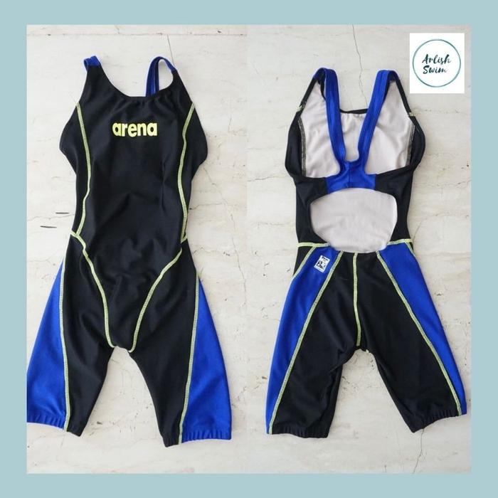 Gambar WOMENS SWIM SUIT JAMMER / BAJU RENANG WANITA SELUTUT SUPER PREMIUM - BLUE, 4L dari Arlish Swim undefined Tokopedia