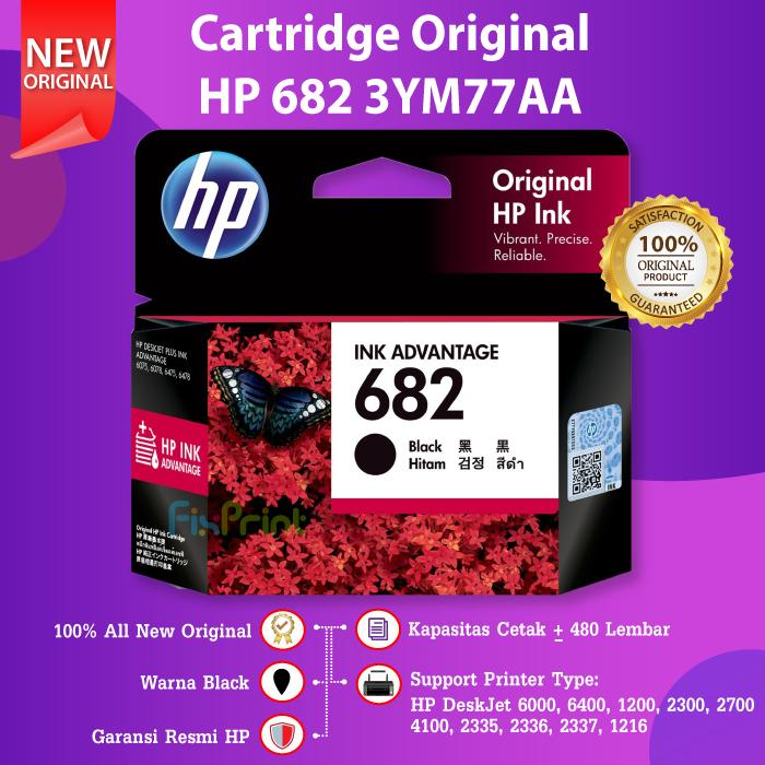 Gambar Original HP 682 Color 3YM76AA Cartridge Tinta 2775 2776 2777 2778 4176 - Black dari FixPrint Indonesia undefined Tokopedia