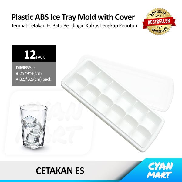 Gambar Cetakan Es Batu Kotak Ice Tray Tempat Es Batu Kulkas Lemari Es - 12 PACK dari CyanMart undefined Tokopedia