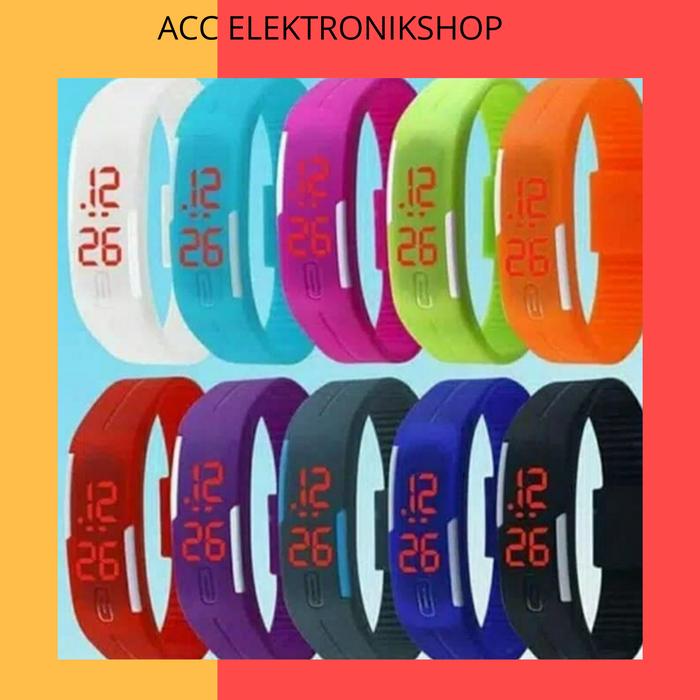 Jual Jam Tangan Led Gelang Sporty Adidas Puma Nike Watch Anak Kids Jakarta Pusat Acc Elektronikshop Tokopedia