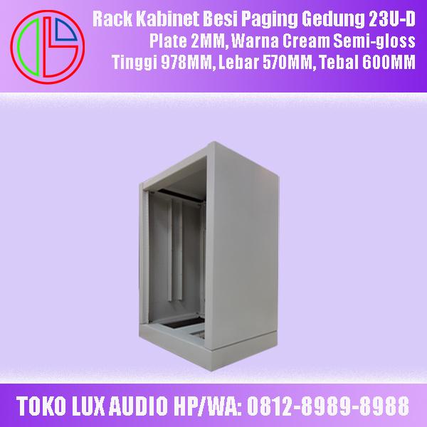 Jual Rack kabinet besi 23U-D untuk setting tata suara audio paging ...