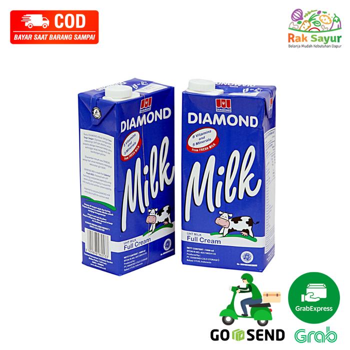 Gambar Susu Diamond Uht Full Cream dan Coklat 1 Liter Fresh Segar Rak Sayur - Full Cream dari Rak Sayur Official Shop undefined Tokopedia