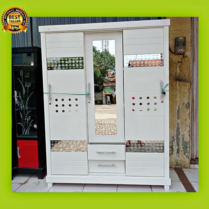 Gambar lemari sleding 3 pintu dari FURNITURE CIKAMPEK undefined Tokopedia