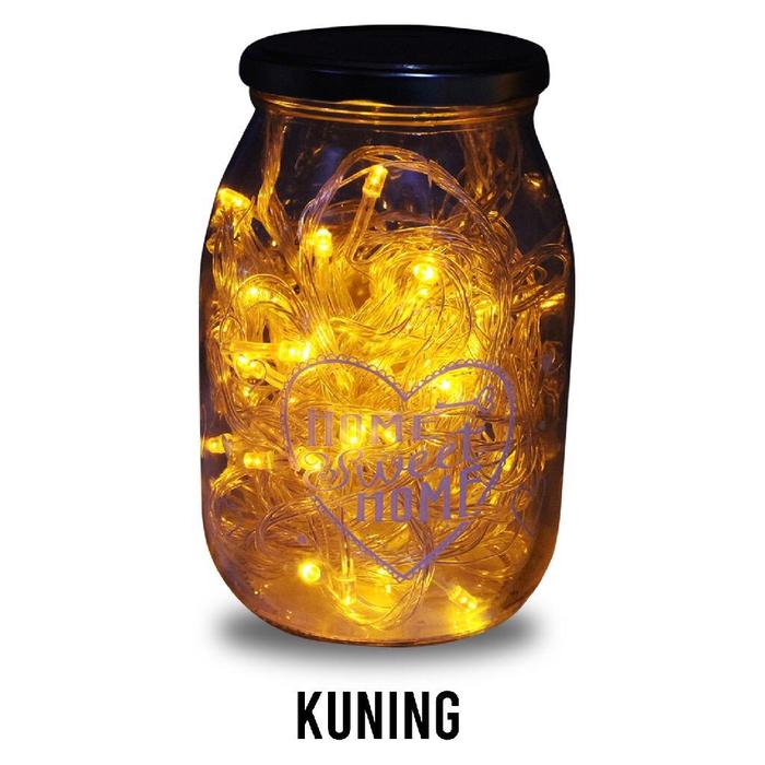 Gambar Lampu Hias / Tumblr Dekorasi Kamar 50 LED - Lampu Tumblr 10 Meter - Kuning dari Protechno30 undefined Tokopedia