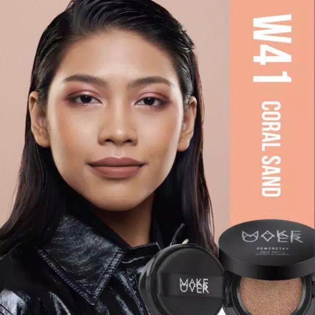 Gambar MAKE OVER FULLSET POWERSTAY DEMI-MATTE COVER CUSHION - W41 CORAL SAND dari LoveBeautyStore undefined Tokopedia