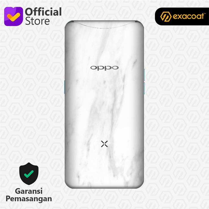 Gambar [EXACOAT] Oppo Find X 3M Skin / Garskin - Marble White - Model Cut Only dari Exacoat undefined Tokopedia