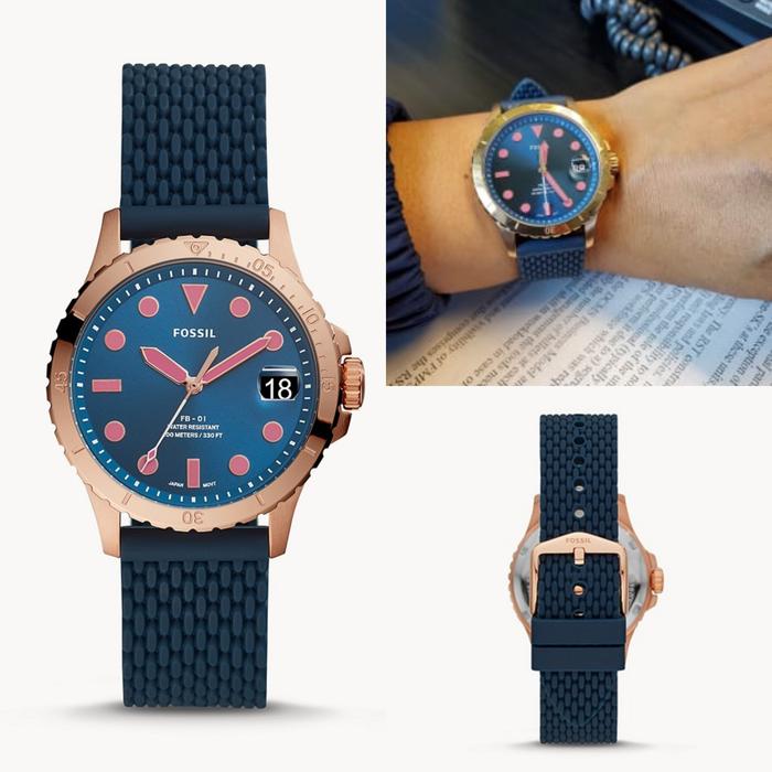 Jual Jam Fossil ES4743 FB01 navy 