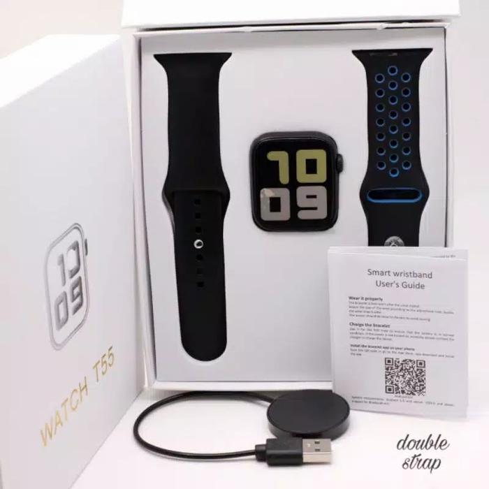 Gambar SMARTWATCH Q12 / JAM ANAK GPS ANTI AIR - T55 HITAM BIRU dari Koala_Store undefined Tokopedia