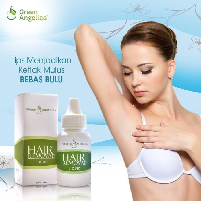 Gambar HAIR REMOVAL GREEN ANGELICA Penghilang Bulu Tercepat Perontok Bulu - REMOVAL LIQUID dari KorsetCantiq undefined Tokopedia