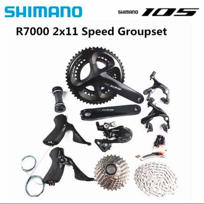 Jual groupset shimano 105 R7000 11 speed not Ultegra Dura Ace