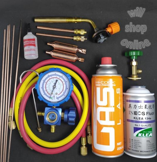 Gambar PAKET ALAT PENGISIAN FREON KULKAS R134A KOMPLIT + LAS MURAH - Sight glass dari willshop online undefined Tokopedia
