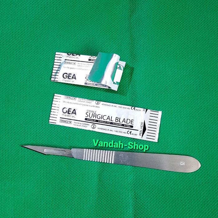 Jual Pisau Bedah Scalpel Kultur Jaringan Grafting Scapel Kab Gresik Vandah Shop Tokopedia