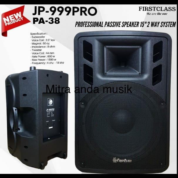 Jual speaker pasif 15 inch first class JP999pro PA38 Kota