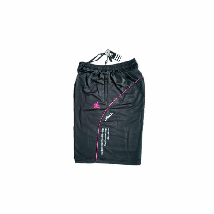 Gambar celana pendek olahraga gym running jogging pria wanita - lis merah, M dari konveksi sport undefined Tokopedia