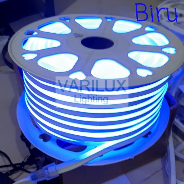 Gambar LAMPU NEON FLEX LED SELANG FLEXIBLE SIGN STRIP FLEKSIBEL BIRU BLUE - Biru dari varilux lighting undefined Tokopedia
