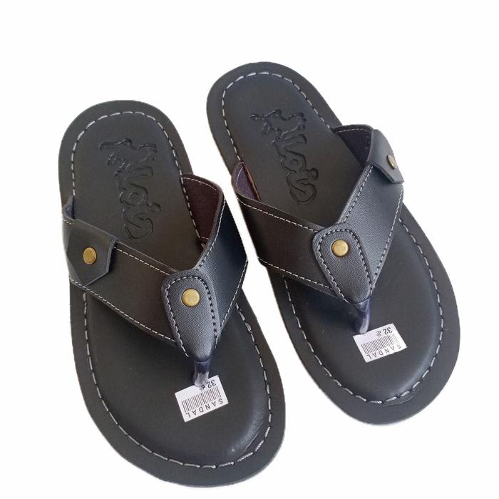 Gambar sandal jepit kulit anak 31-35 dari sandalimport undefined 4 Tokopedia