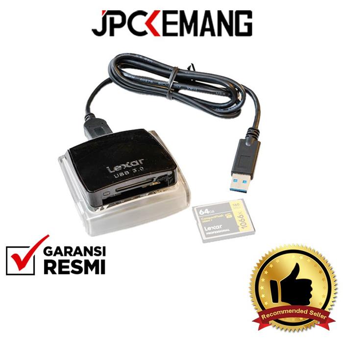 Gambar USB Card Reader 3.0 Lexar Professional USB 3.0 Dual Slot GARANSI RESMI dari JPC Kemang undefined Tokopedia