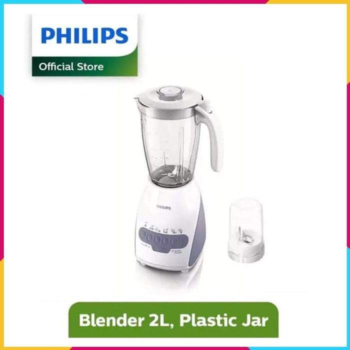 Gambar Philips Blender Gelas Plastik 2L HR2115 - Abu-abu dari Home Electro undefined Tokopedia