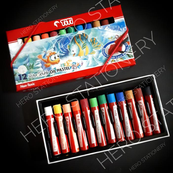 Gambar Cat minyak oil pastel padat titi warna dasar basic 12 warna PL-12WS dari lunastationery undefined Tokopedia