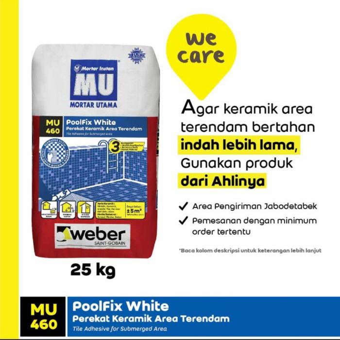 Jual Mu-460 Poolfix White Perekat Keramik Area Terendam 25 kg - Jakarta ...