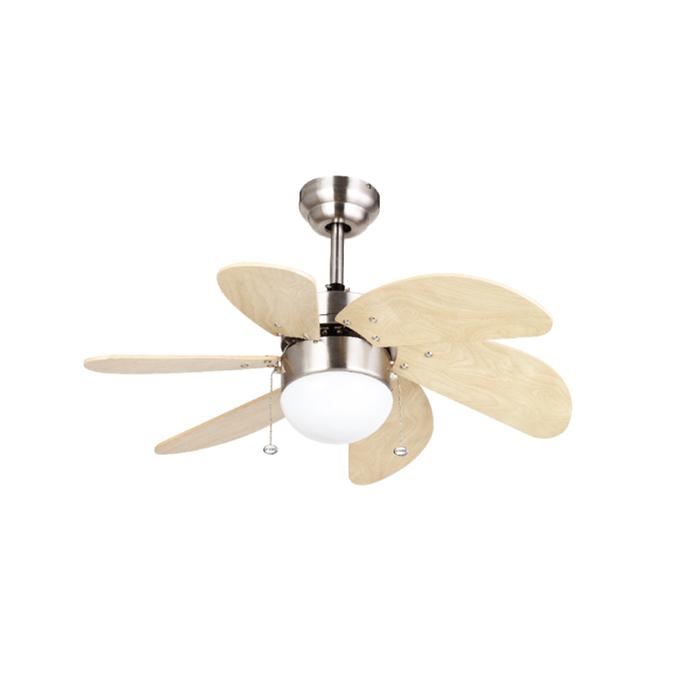 Gambar MT EDMA - Kipas Angin Lampu Decorative 30in Pilot RB / BN / AB - Brushed Nickel dari ELEKTROPEDIA Kota Administrasi Jakarta Pusat Tokopedia