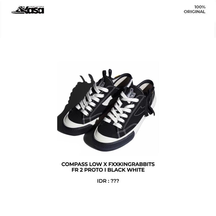 Jual COMPASS LOW X FXXKINGRABBITS FR 2 VOL 1 BLACK WHITE - Kota  