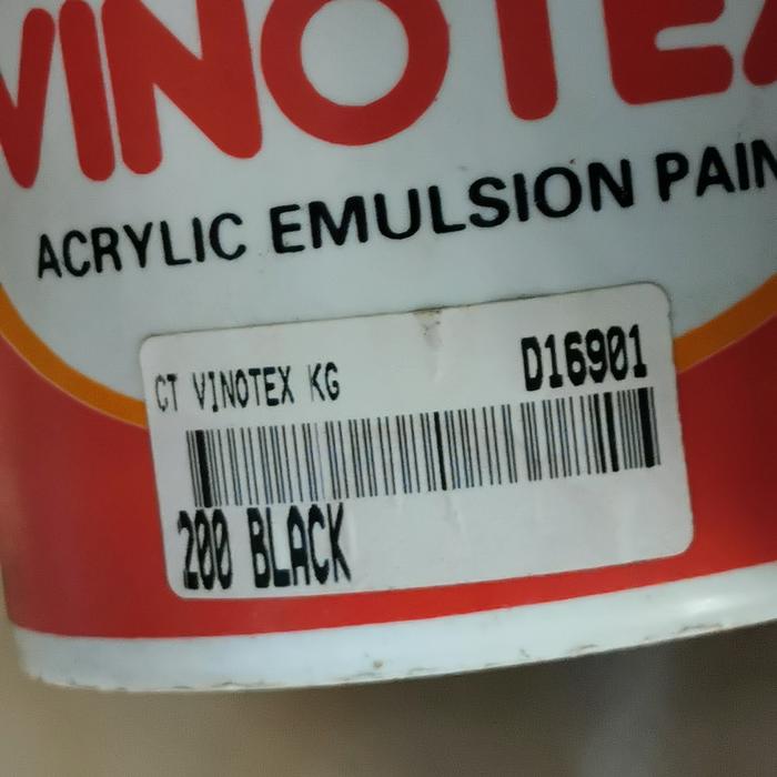 Gambar Vinotex Cat Tembok 1Kg Hitam / Putih Bandung - Hitam dari Samudra Abadi Bandung undefined Tokopedia