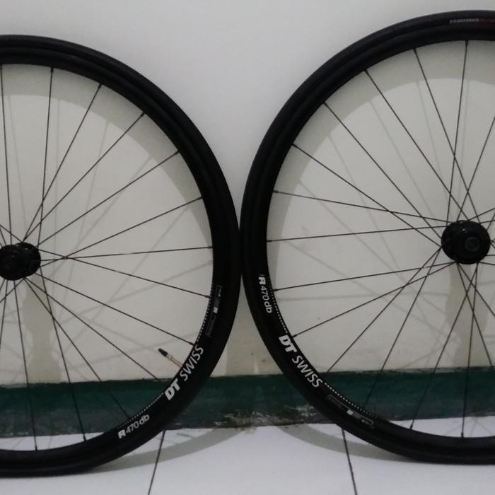 DT SWISS R470 ホイールセット ブラック（リムテープ付き） DT SWISS