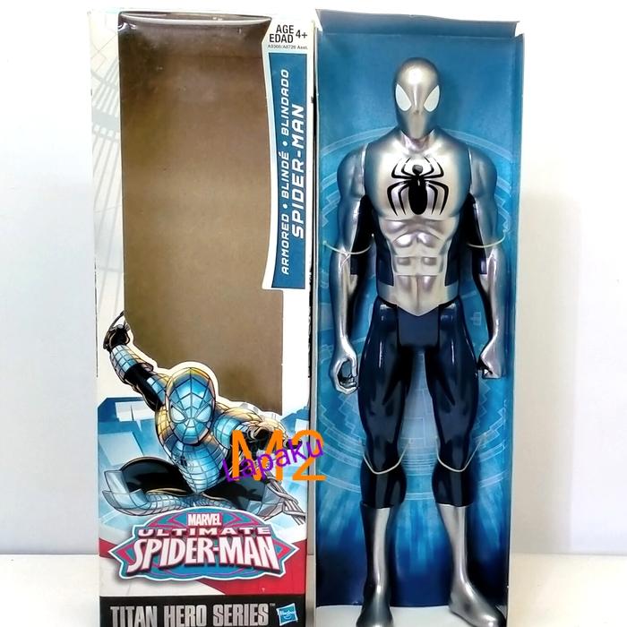 Gambar Titan Hero Series Armour Spiderman-Marvel Action Figure dari Lapaku M2 undefined Tokopedia