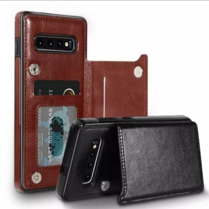 Jual Dompet Kulit SAMSUNG NOTE KicKstand Flip Cover Leather Ori