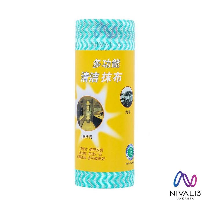 Gambar KAIN LAP TISSUE GULUNG / KAIN LAP PEMBERSIH DAPUR SERBAGUNA TISU DAPUR - Hijau dari Nivalis Jakarta undefined Tokopedia