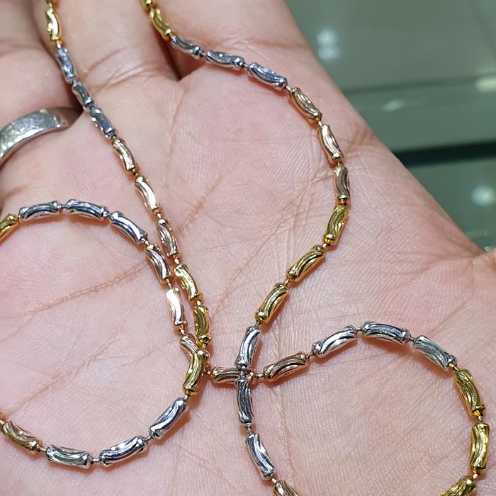 Jual kalung emas 700 tabung kombinasi 