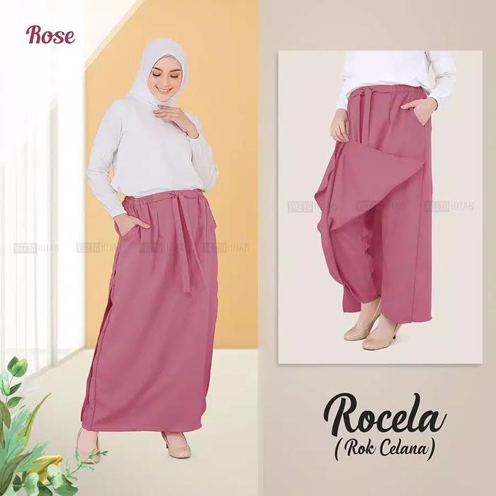 Gambar Rok Celana Muslimah Moscrepe - Rose dari Jagoan Hijab undefined Tokopedia