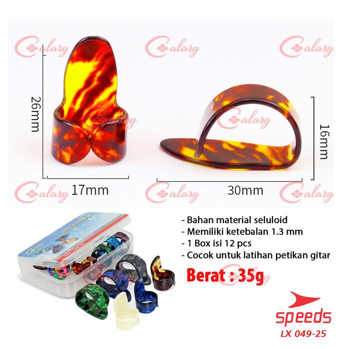 Gambar SPEEDS Pick Gitar Alat Musik Celluloid Murah Plastik Gitar Pemetik Akustik 0.46, 0.71, 0.96 mm 049-23 - Pick -25 dari Calary Toys undefined Tokopedia