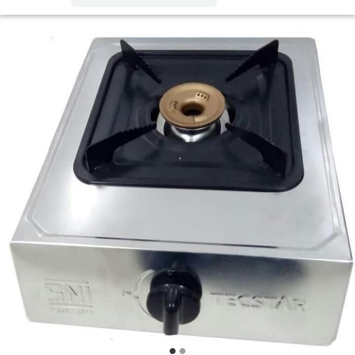 Gambar kompor gas 1 tungku tecstar stainless dari SahabatTeknik_NEW undefined Tokopedia