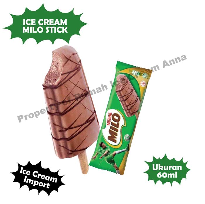 Gambar Ice Cream Milo Stick / Cup Nestle - Milo Stick dari Rumah Ice Cream Indonesia undefined Tokopedia